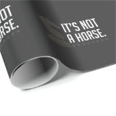 Schachspieler Zitat Ritterstück kein Pferd Geschenkpapier (Rolleneckpunkt)