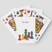 Schachspielkarten Spielkarten (Rückseite)