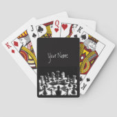 Schachspielkarten Spielkarten (Rückseite)