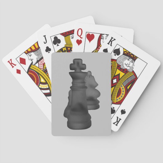 Schachspielkarten Spielkarten (Rückseite)