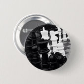 Schachspielknopf Button (Vorne & Hinten)