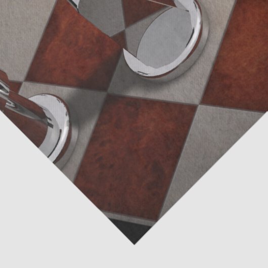 Schachspielpapier Seidenpapier (Detail)