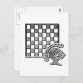 Schachstrategie Postkarte (Vorne/Hinten)