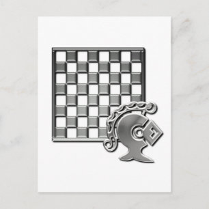 Schachstrategie Postkarte