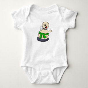 Schachstück am Schach befestigt Baby Strampler