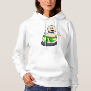 Schachstück am Schach befestigt Hoodie