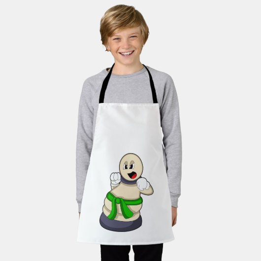 Schachstück am Schach befestigt Schürze (Getragen)