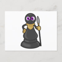 Schachstück bei Schach mit Spear gepaart