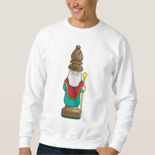 Schachstück Bishop Schach Sweatshirt