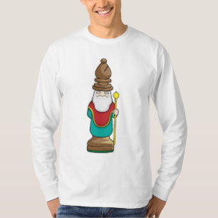 Schachstück Bishop Schach T-Shirt