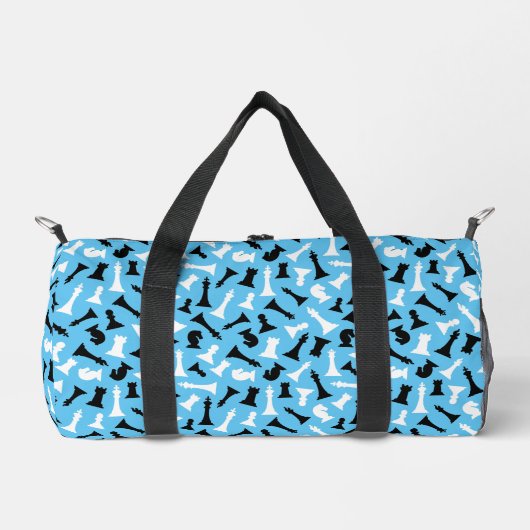 Schachstück Design Duffle Bag (Vorderseite)