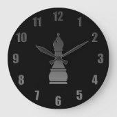 Schachstück Große Wanduhr (Vorderseite)
