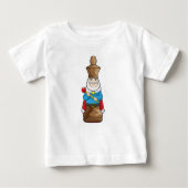 Schachstück King Chess Baby T-shirt (Vorderseite)