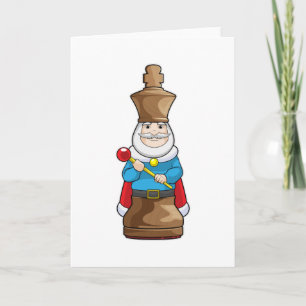 Schachstück King Chess Karte