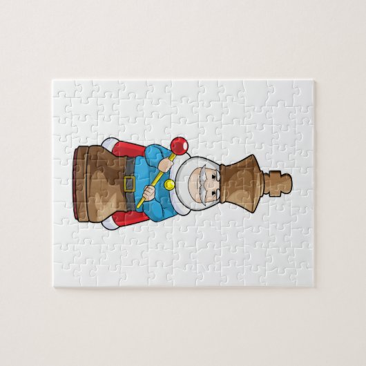 Schachstück King Chess Puzzle (Horizontal)