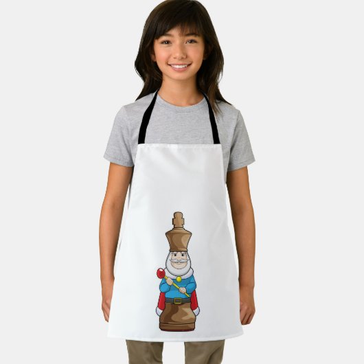 Schachstück King Chess Schürze (Insitu)