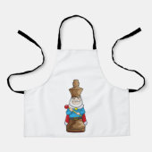 Schachstück King Chess Schürze (Vorderseite)