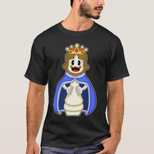 Schachstück King Chess T-Shirt (Vorderseite)