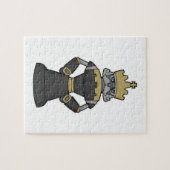 Schachstück King Crown Schach Puzzle (Horizontal)