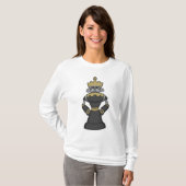 Schachstück King Crown Schach T-Shirt (Vorne ganz)