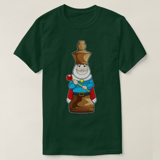 Schachstück King Schach 2 T-Shirt (Design vorne)