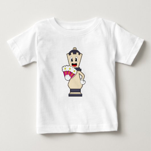 Schachstück Königin beim Schach.PNG Baby T-shirt (Vorderseite)