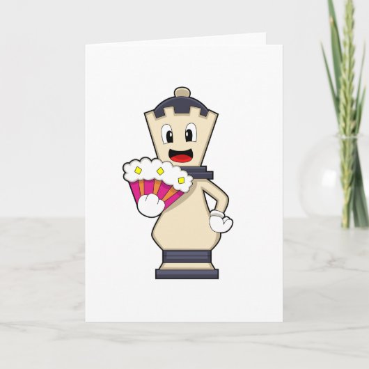 Schachstück Königin beim Schach.PNG Karte (Vorderseite)