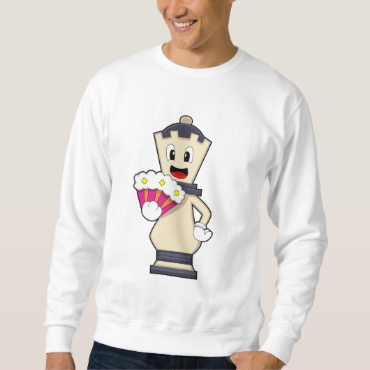 Schachstück Königin beim Schach.PNG Sweatshirt (Vorderseite)