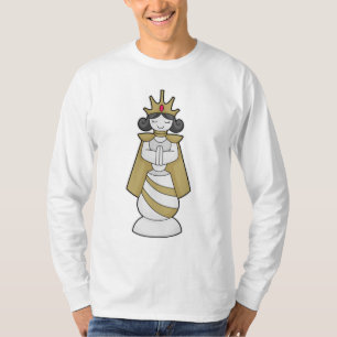 Schachstück Königin Kronschach T-Shirt