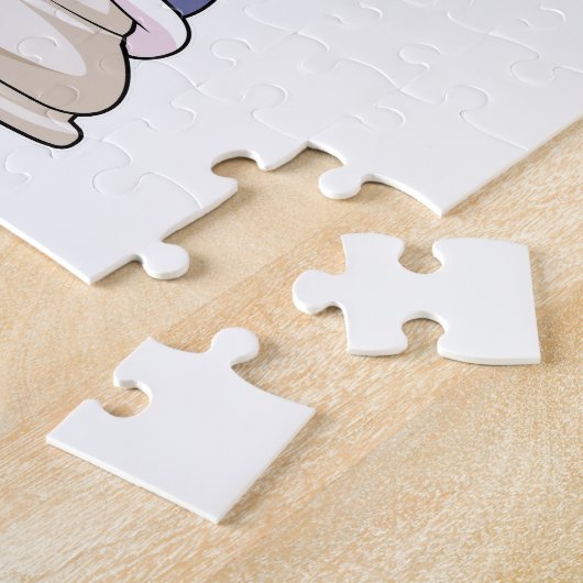 Schachstück Königin Schach Puzzle (Seite)