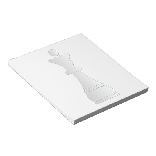 Schachstück Notizblock (angewinkelt)