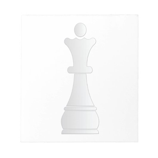 Schachstück Notizblock (Vorderseite)