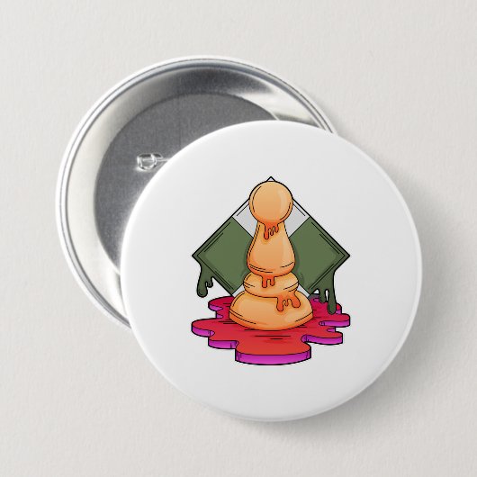 Schachstück Pawn Button (Vorne & Hinten)