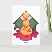Schachstück Pawn Karte (Rückseite)