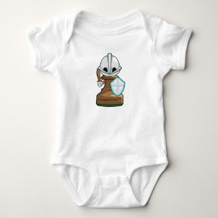 Schachstück Pawn Schach Baby Strampler