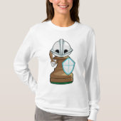 Schachstück Pawn Schach T-Shirt (Vorderseite)