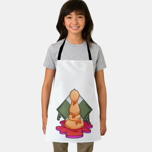 Schachstück Pawn Schürze (Insitu)