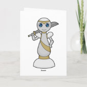 Schachstück Pawn Sword Schach Karte (Rückseite)