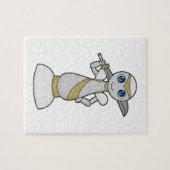 Schachstück Pawn Sword Schach Puzzle (Horizontal)