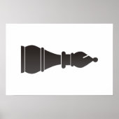 Schachstück Poster (Vorne)