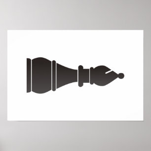 Schachstück Poster