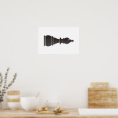 Schachstück Poster (Küche)