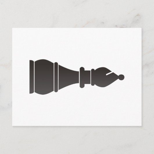 Schachstück Postkarte (Vorderseite)