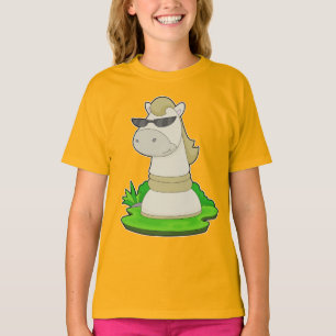 Schachstück Ritterschach T-Shirt