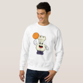 Schachstück Rook Basketball Sports Sweatshirt (Vorne ganz)