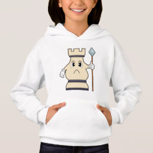 Schachstück Rook bei Schach.PNG Hoodie