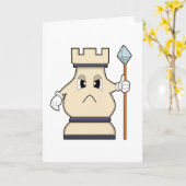 Schachstück Rook bei Schach.PNG Karte (Gelbe Blume)