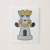 Schachstück Rook Schach Puzzle (Vertikal)