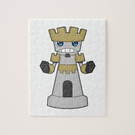 Schachstück Rook Schach Puzzle (Vertikal)