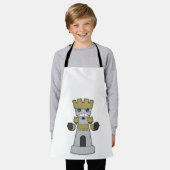 Schachstück Rook Schach Schürze (Getragen)